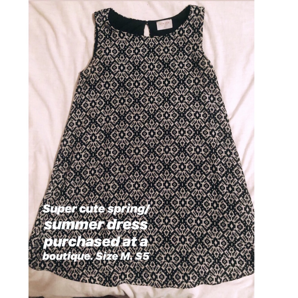Black & white sundress